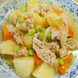 塩麹で豚肉じゃが風煮物